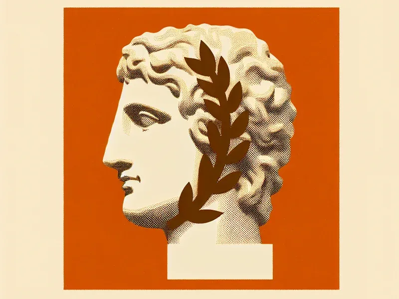 Classical Roman and Greek styled illustration representing What Are zk-SNARKs—and Why Should You Care? with stack of Roman coins or merchant scales