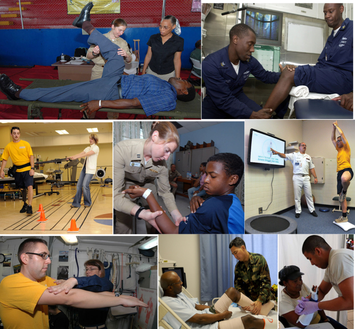 Physical Therapists at work