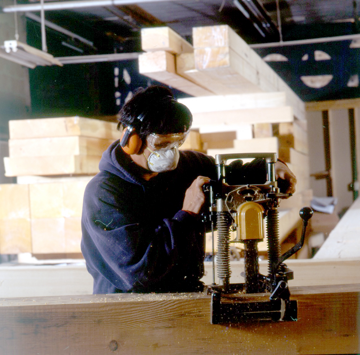 Timber Mortising Machine