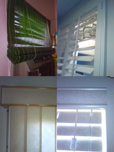 Some window blinds