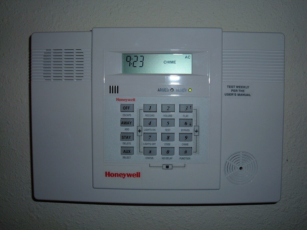 Honeywell home alarm